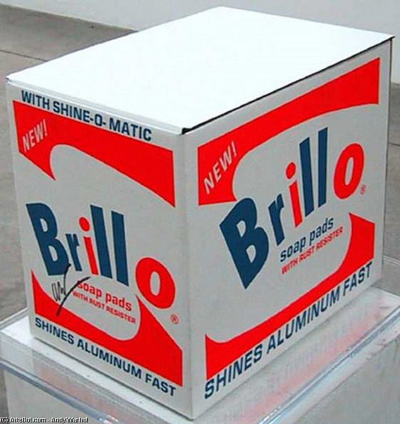 Wikioo.org – La Enciclopedia de las Bellas Artes - Pintura, Obras de arte de Andy Warhol - Brillo-Box