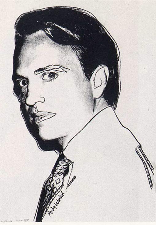WikiOO.org - Енциклопедия за изящни изкуства - Живопис, Произведения на изкуството Andy Warhol - Carter Burden (white)