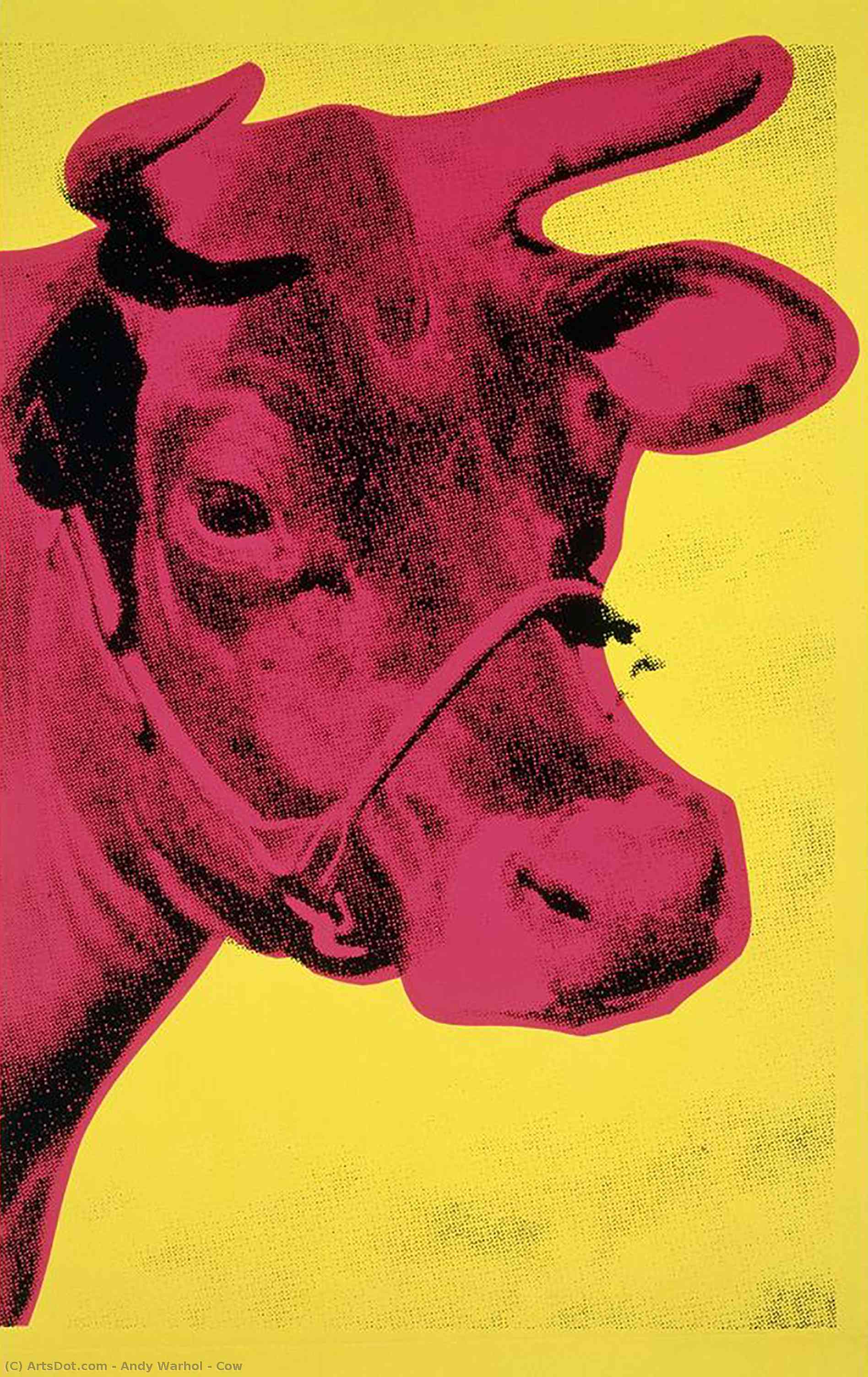 WikiOO.org - 百科事典 - 絵画、アートワーク Andy Warhol - 牛