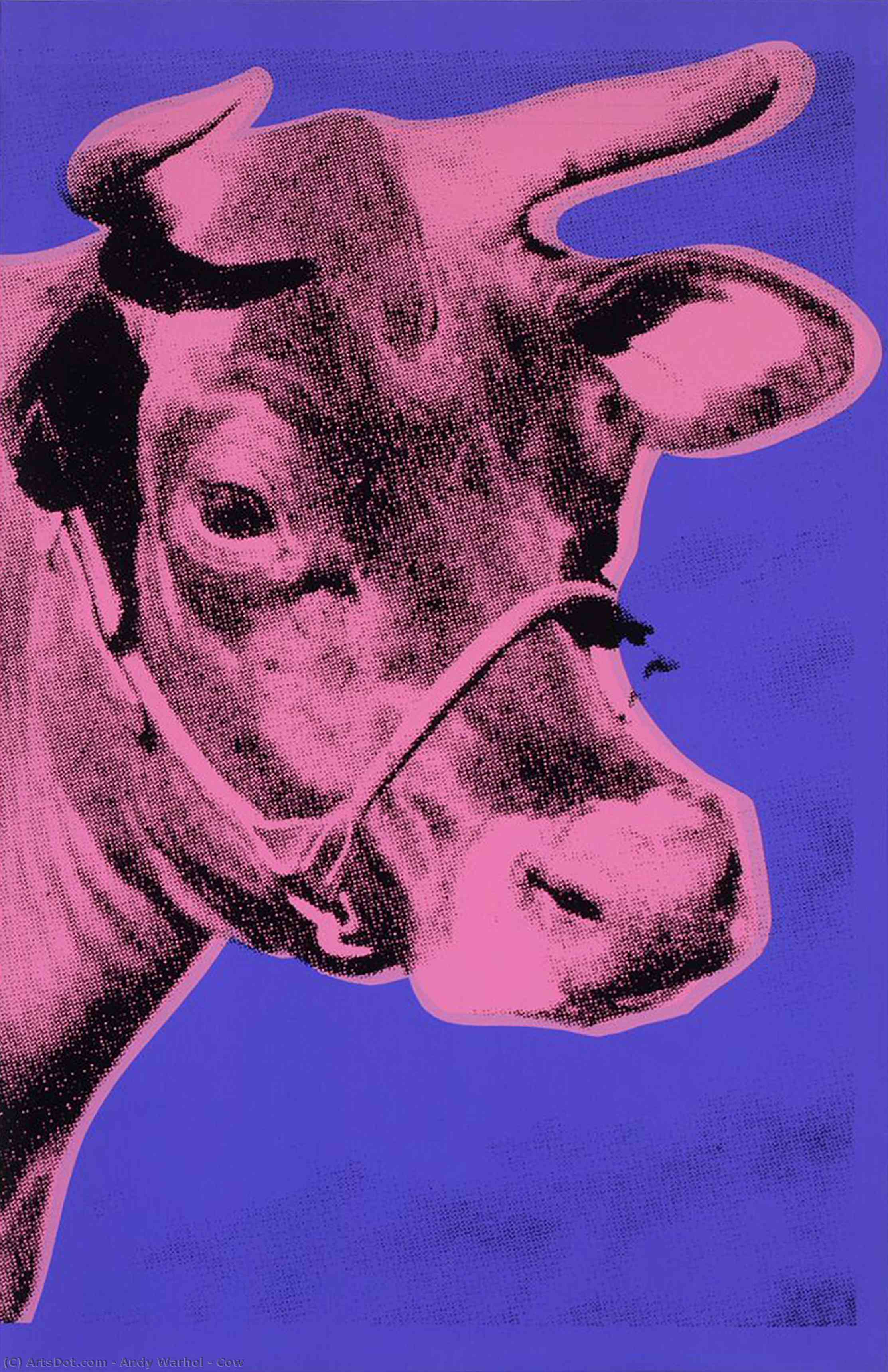 Wikioo.org - Die Enzyklopädie bildender Kunst - Malerei, Kunstwerk von Andy Warhol - Kuh