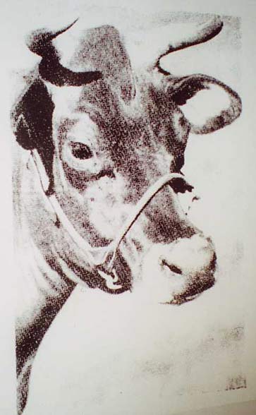 Wikioo.org – L'Encyclopédie des Beaux Arts - Peinture, Oeuvre de Andy Warhol - de vache