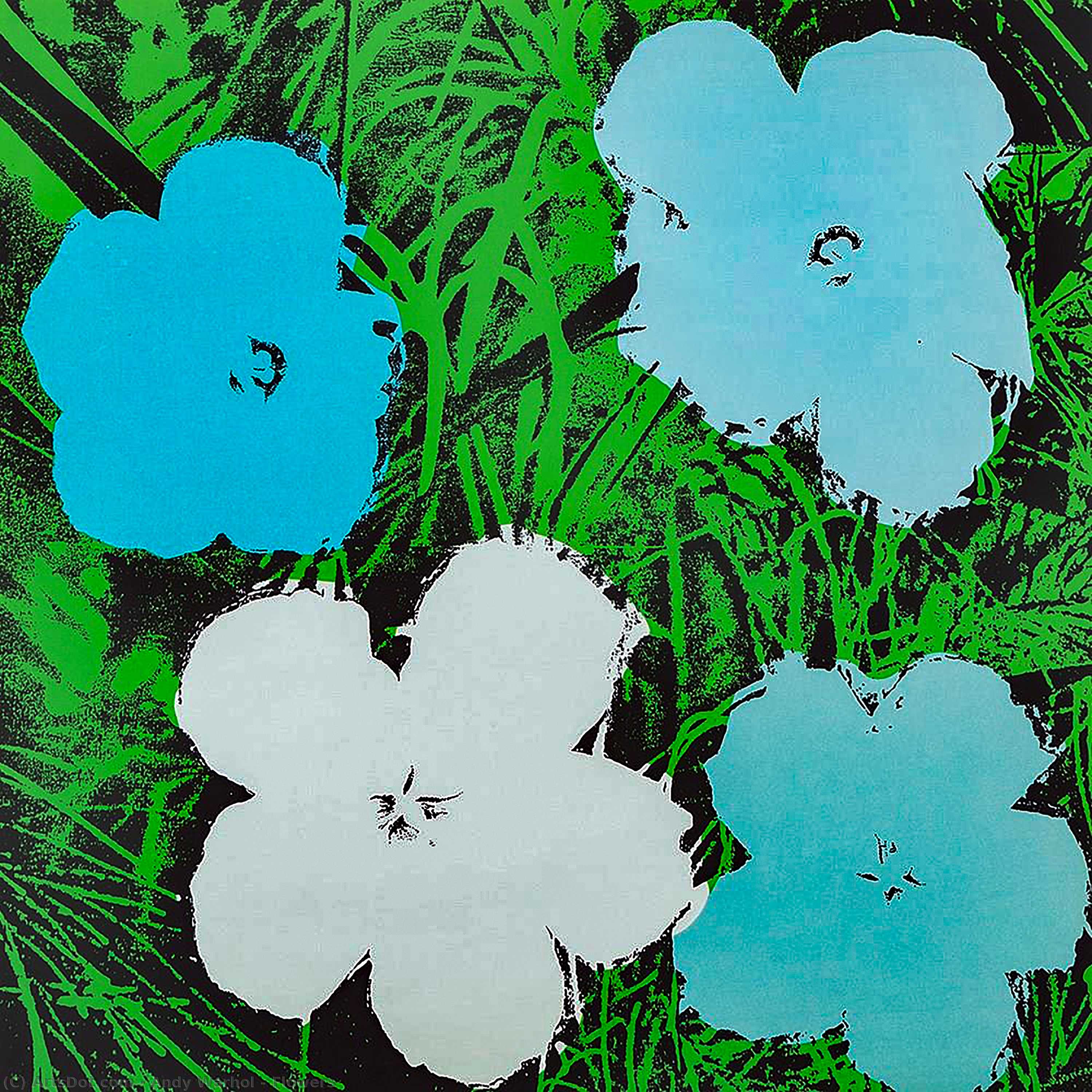 Wikioo.org - Bách khoa toàn thư về mỹ thuật - Vẽ tranh, Tác phẩm nghệ thuật Andy Warhol - Flowers