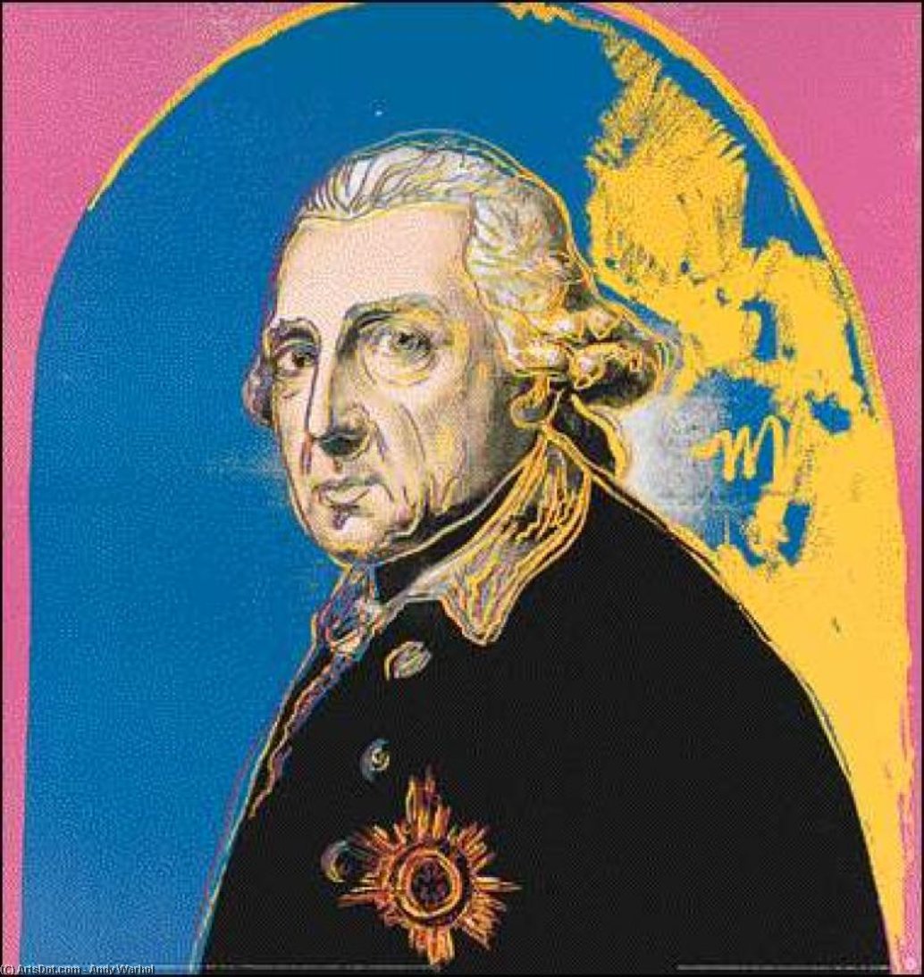 Wikioo.org - The Encyclopedia of Fine Arts - Painting, Artwork by Andy Warhol - Friedrich Der Grosse