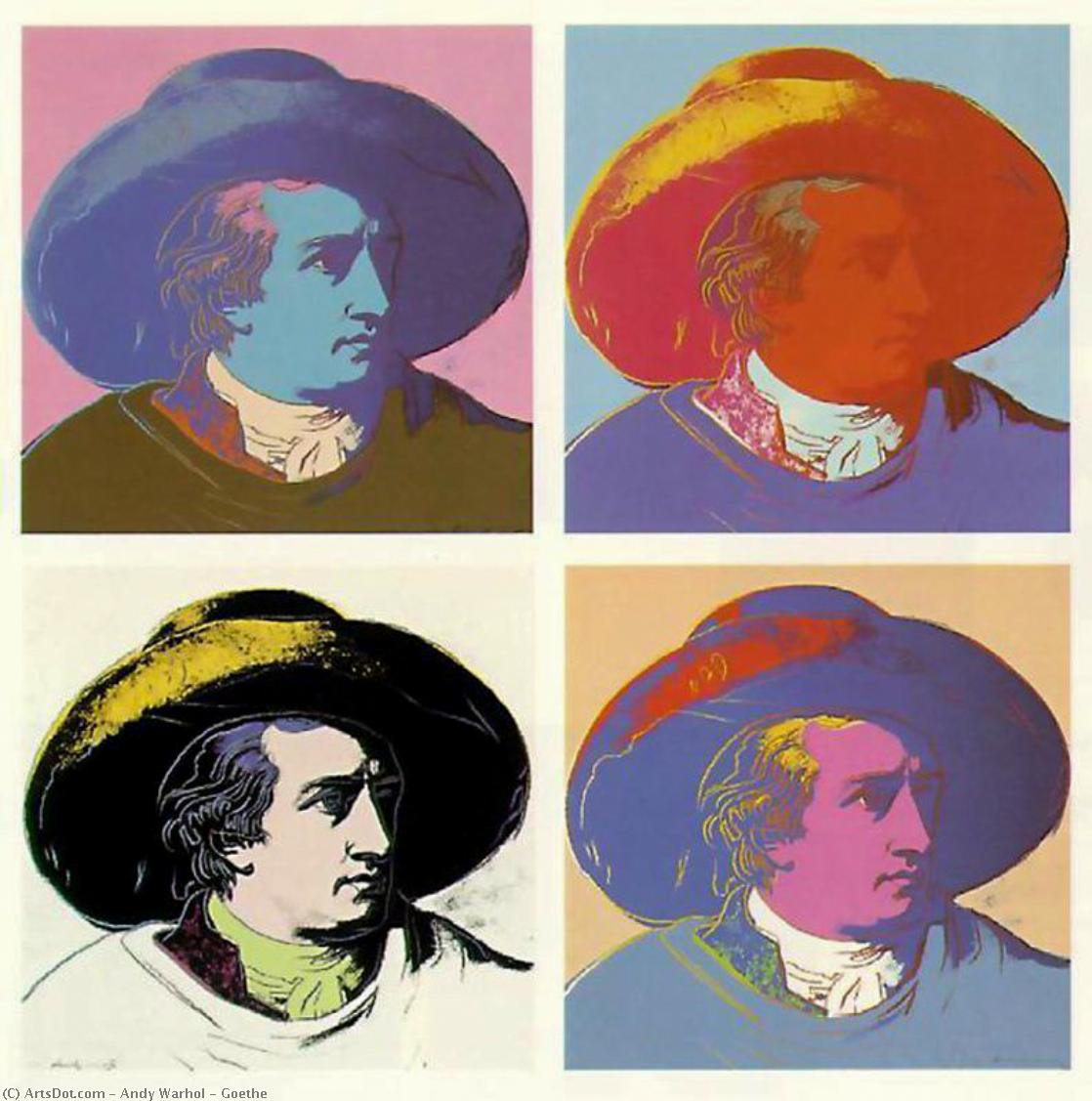 Wikioo.org – La Enciclopedia de las Bellas Artes - Pintura, Obras de arte de Andy Warhol - Goethe