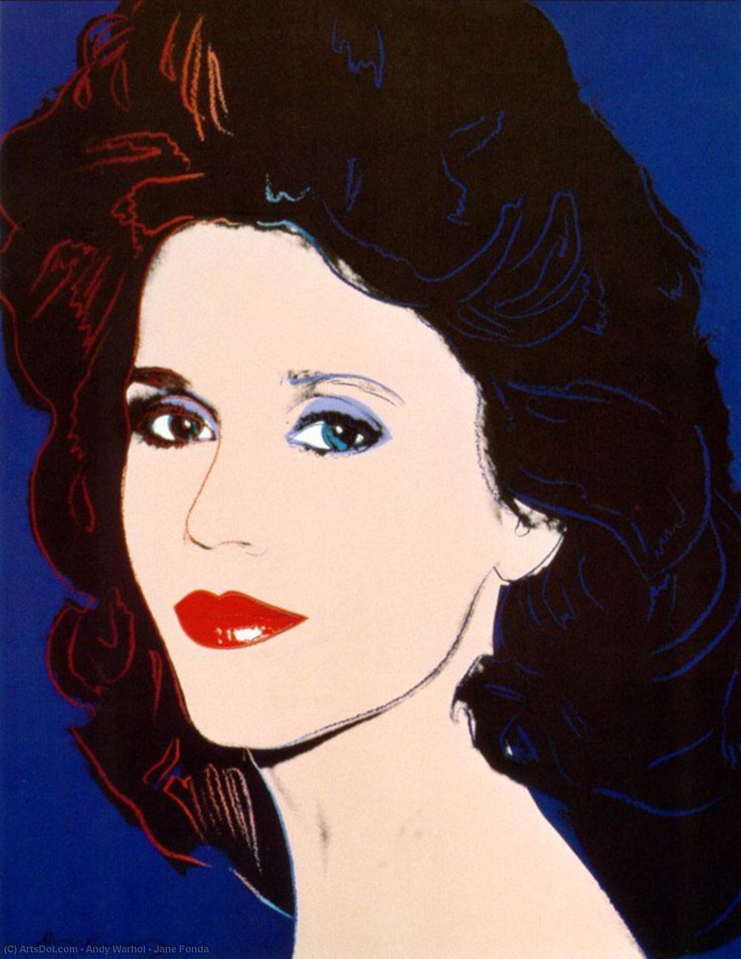 Wikioo.org - The Encyclopedia of Fine Arts - Painting, Artwork by Andy Warhol - Jane Fonda