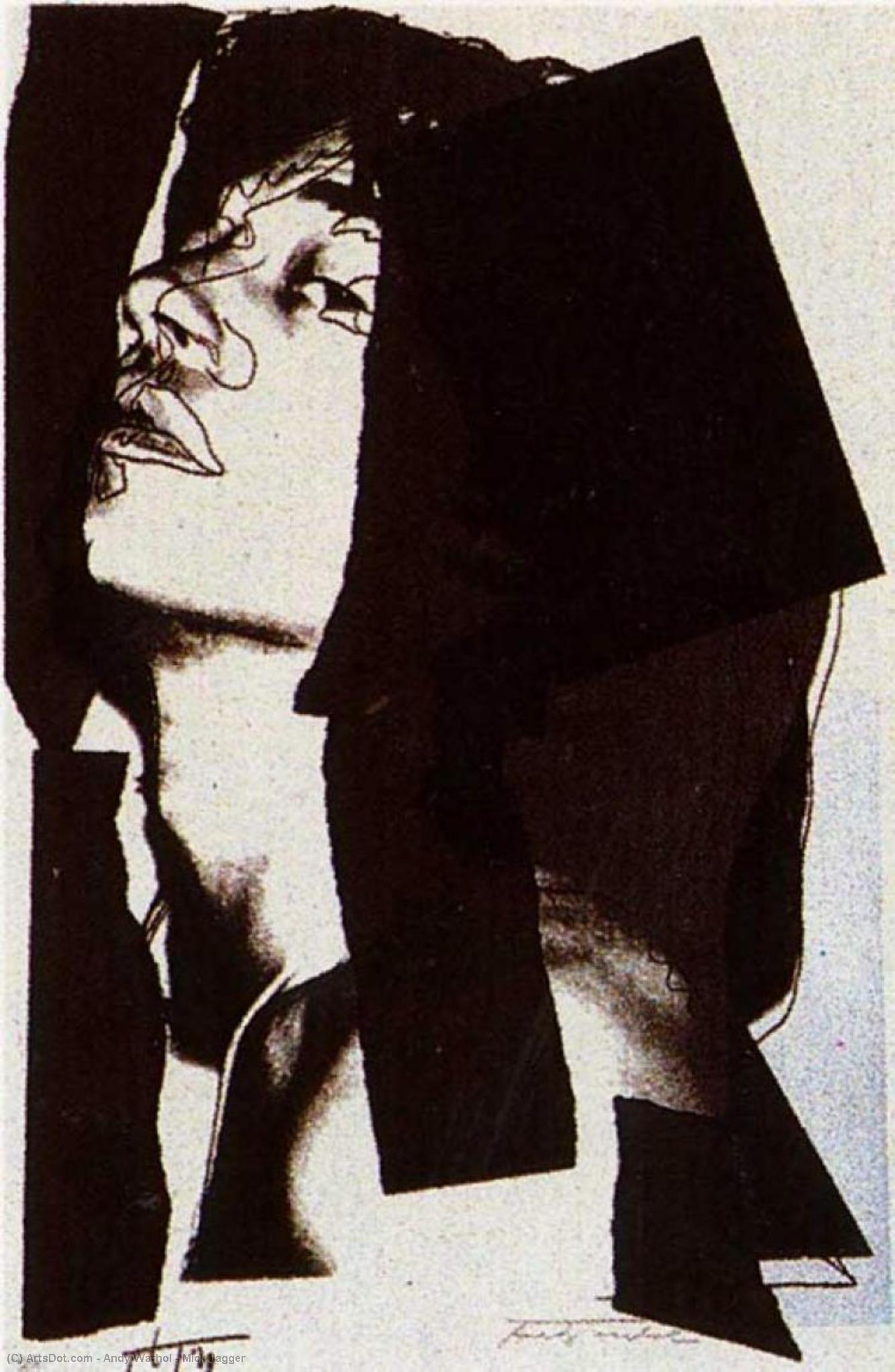 WikiOO.org - 백과 사전 - 회화, 삽화 Andy Warhol - Mick Jagger