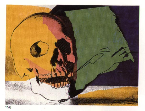 Wikioo.org – L'Encyclopédie des Beaux Arts - Peinture, Oeuvre de Andy Warhol - crâne