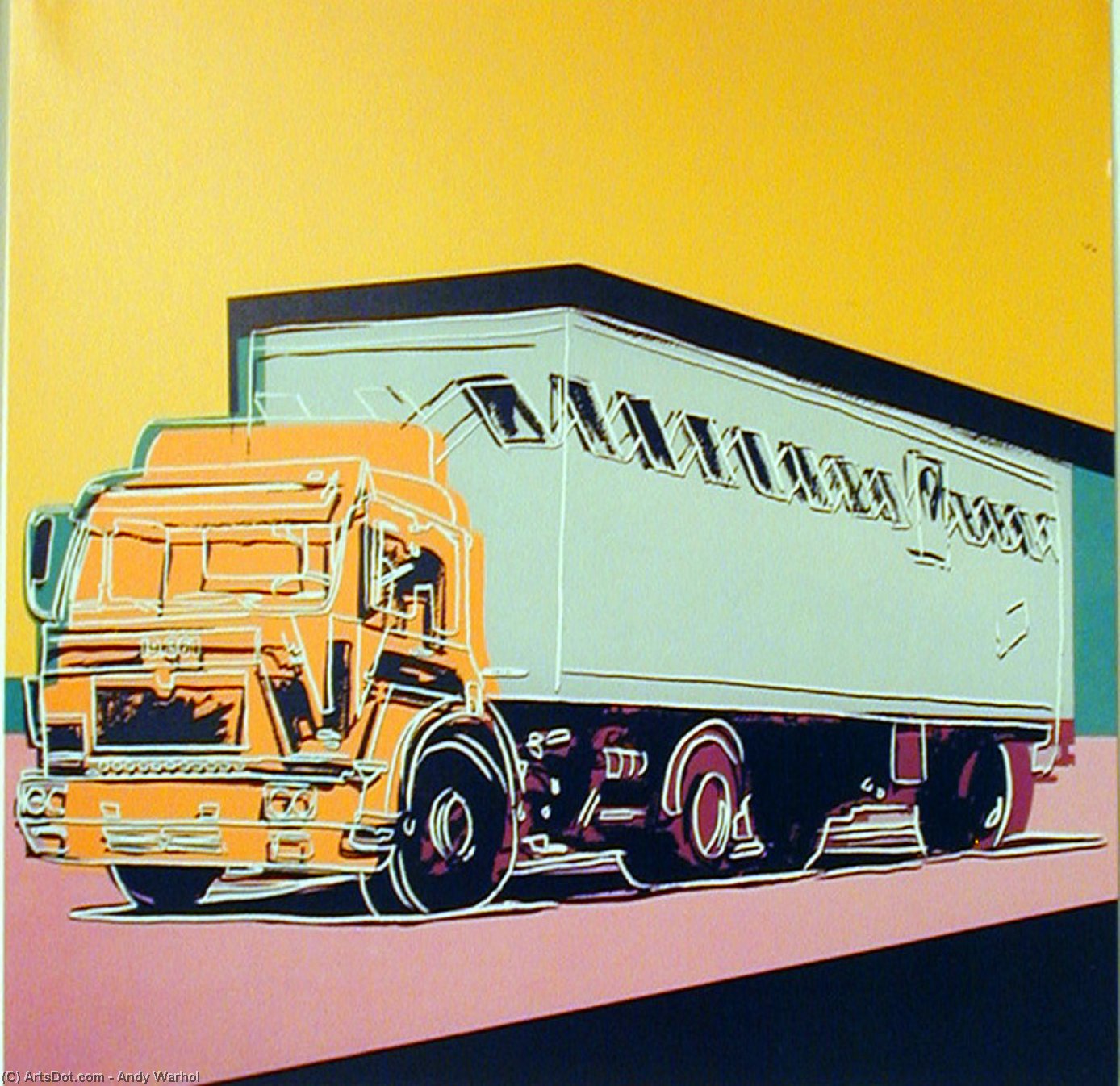 WikiOO.org - Encyclopedia of Fine Arts - Malba, Artwork Andy Warhol - Truck Announcement