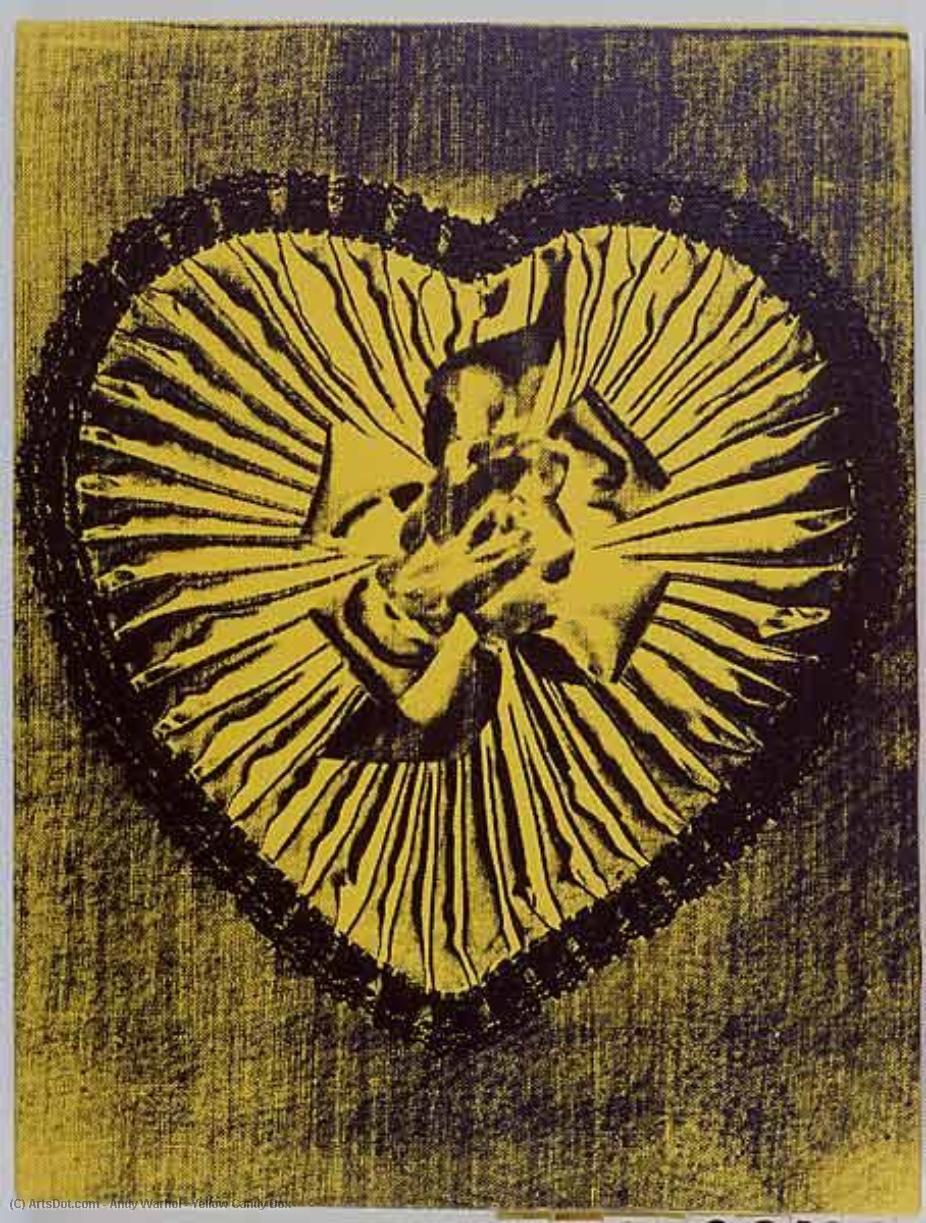 WikiOO.org - אנציקלופדיה לאמנויות יפות - ציור, יצירות אמנות Andy Warhol - Yellow Candy Box
