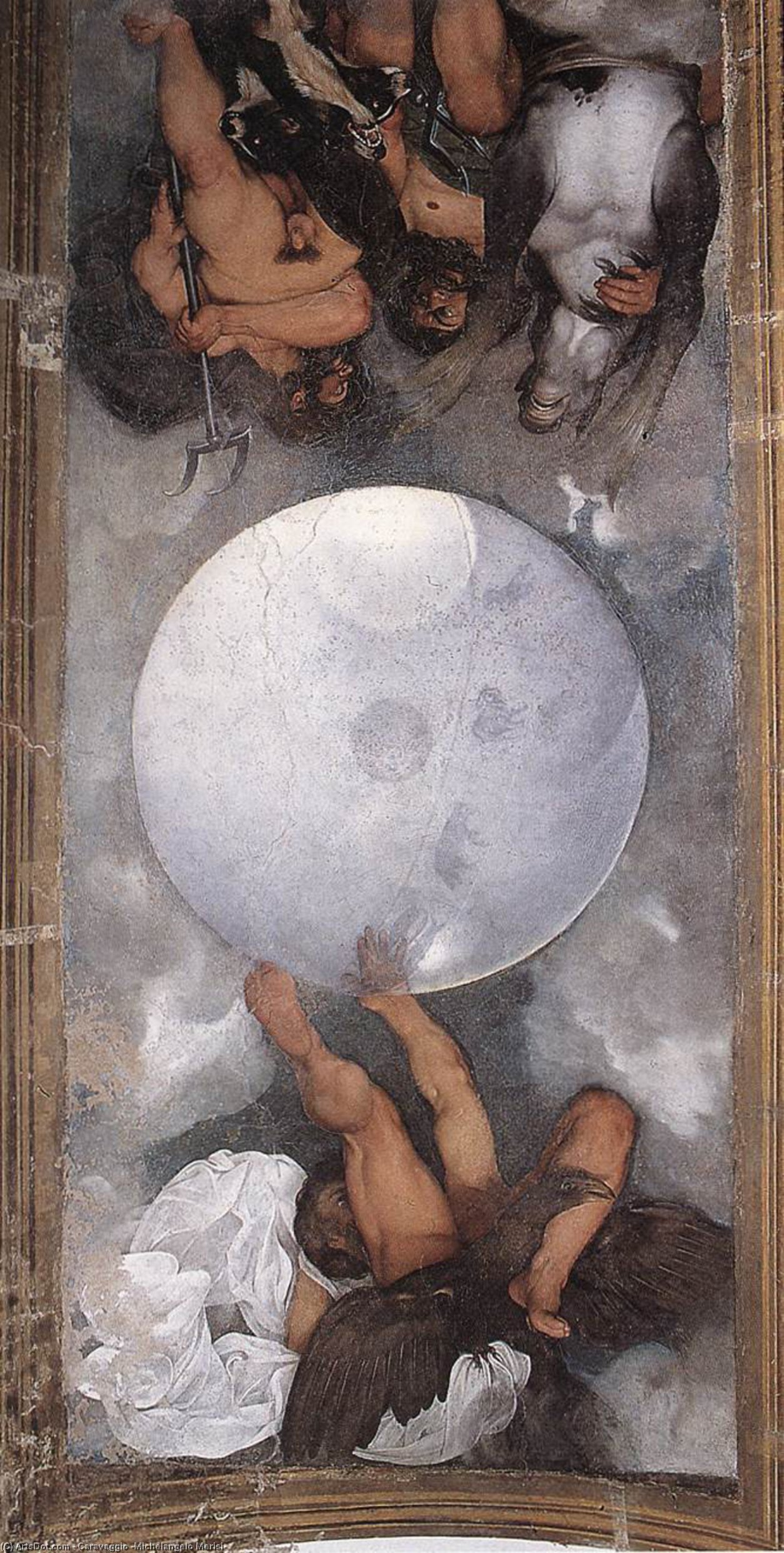 WikiOO.org - Энциклопедия изобразительного искусства - Живопись, Картины  Caravaggio (Michelangelo Merisi) - Юпитер , нептун и плутон