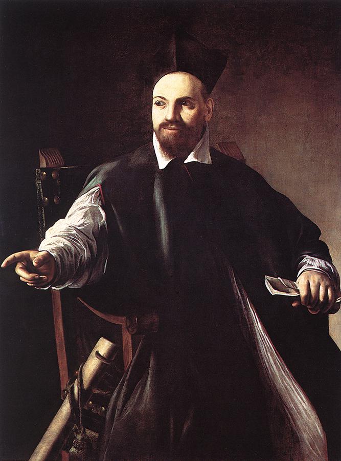 WikiOO.org - Енциклопедия за изящни изкуства - Живопис, Произведения на изкуството Caravaggio (Michelangelo Merisi) - Portrait Of Maffeo Barberini