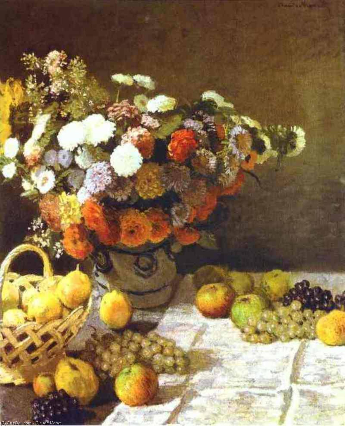 WikiOO.org - 百科事典 - 絵画、アートワーク Claude Monet - 花とフルーツ