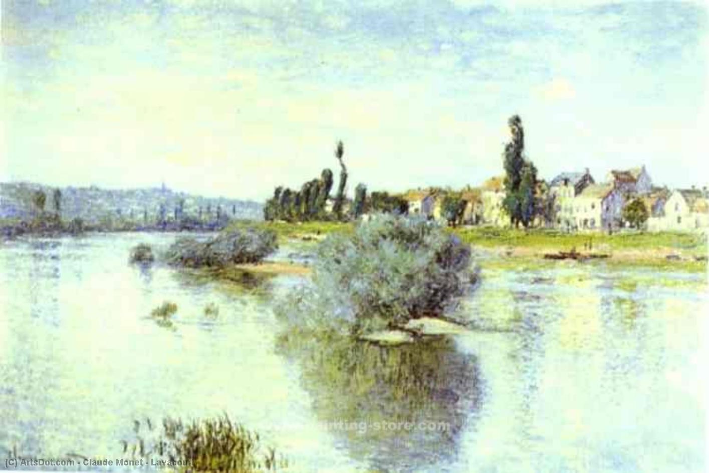 Wikioo.org – L'Enciclopedia delle Belle Arti - Pittura, Opere di Claude Monet - Lavacourt