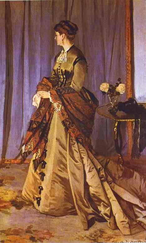 Wikioo.org - The Encyclopedia of Fine Arts - Painting, Artwork by Claude Monet - Madame Gaudibert