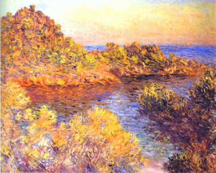 Wikioo.org - The Encyclopedia of Fine Arts - Painting, Artwork by Claude Monet - The Cape Martin