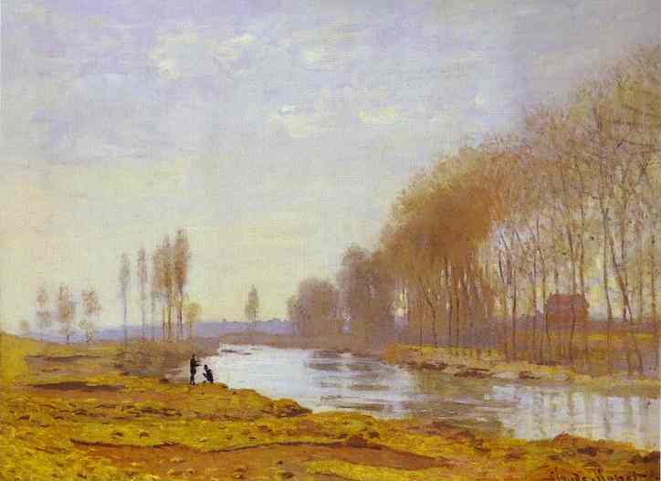 Wikioo.org - The Encyclopedia of Fine Arts - Painting, Artwork by Claude Monet - The Petite Bras of the Seine at Argenteuil