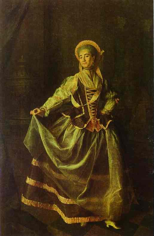 WikiOO.org - Encyclopedia of Fine Arts - Maleri, Artwork Dmitry Grigoryevich Levitsky - Portrait of A. P. Levshina
