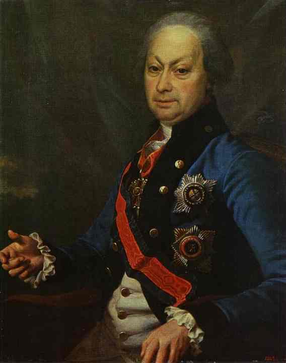 WikiOO.org - Enciklopedija dailės - Tapyba, meno kuriniai Dmitry Grigoryevich Levitsky - Portrait of A. P. Melgunov