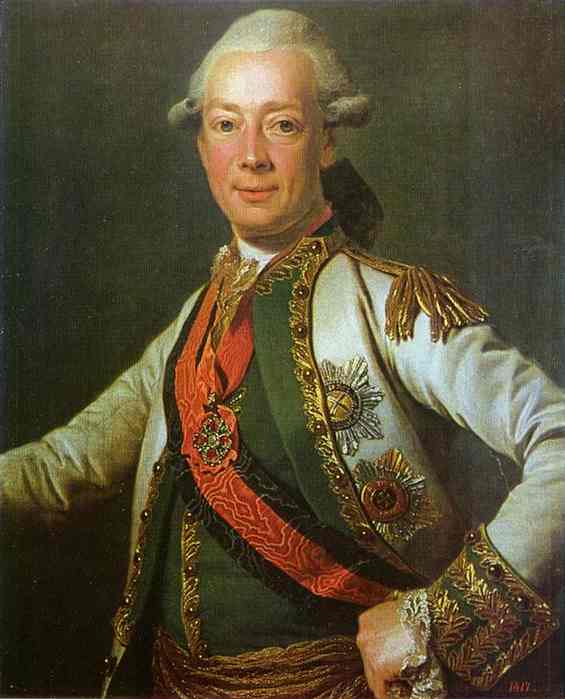 WikiOO.org - Encyclopedia of Fine Arts - Maleri, Artwork Dmitry Grigoryevich Levitsky - Portrait of Count I. G. Tchernyshov