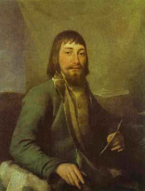 Wikioo.org - The Encyclopedia of Fine Arts - Painting, Artwork by Dmitry Grigoryevich Levitsky - Portrait of I. I. Bilibin