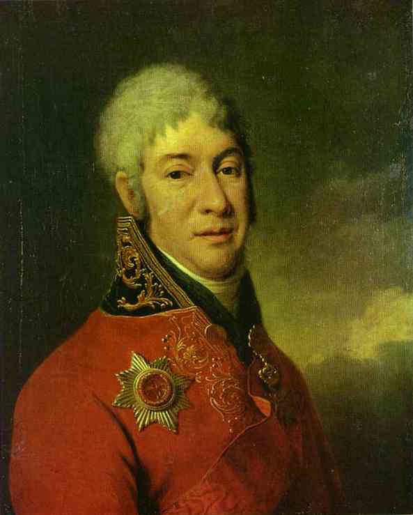 Wikioo.org – La Enciclopedia de las Bellas Artes - Pintura, Obras de arte de Dmitry Grigoryevich Levitsky - Retrato del IV Lopujin