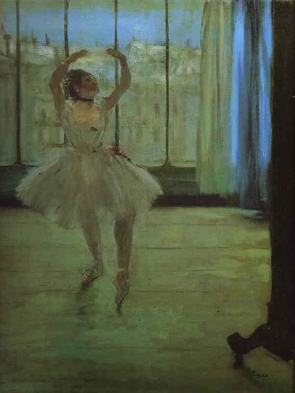 Wikioo.org - The Encyclopedia of Fine Arts - Painting, Artwork by Edgar Degas - Dancer at the Photographer's