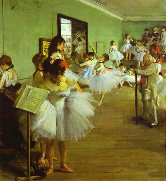 Wikioo.org - The Encyclopedia of Fine Arts - Painting, Artwork by Edgar Degas - Dancing Examination