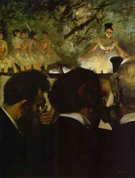 Wikioo.org - The Encyclopedia of Fine Arts - Painting, Artwork by Edgar Degas - Orchestra Musicians