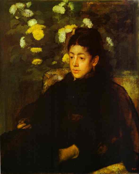 Wikioo.org - The Encyclopedia of Fine Arts - Painting, Artwork by Edgar Degas - Portrait of Mademoiselle Malo