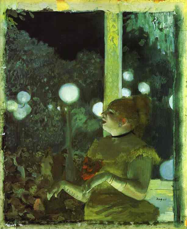 Wikioo.org – La Enciclopedia de las Bellas Artes - Pintura, Obras de arte de Edgar Degas - la cancion del perro