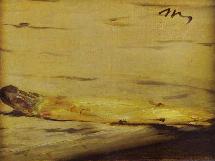 Wikioo.org - Die Enzyklopädie bildender Kunst - Malerei, Kunstwerk von Edouard Manet - der spargel