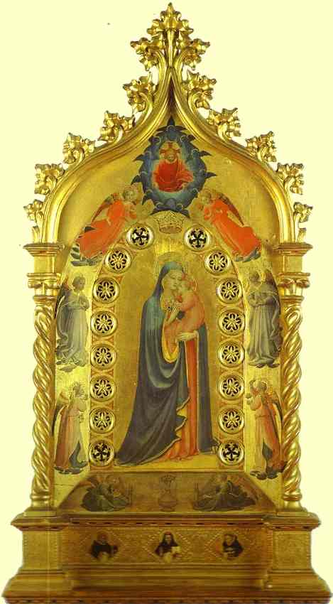 Wikioo.org - The Encyclopedia of Fine Arts - Painting, Artwork by Fra Angelico - Madonna della Stella