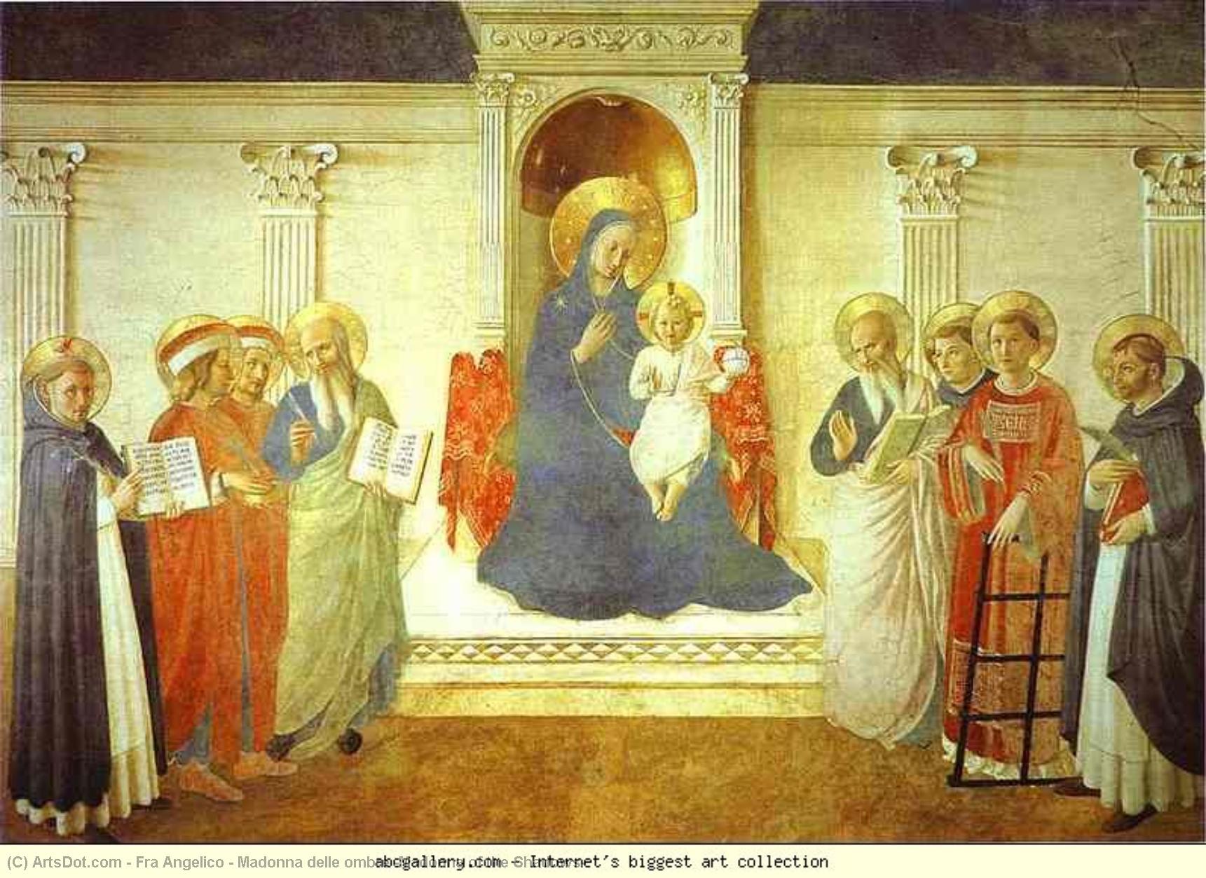 Wikioo.org - The Encyclopedia of Fine Arts - Painting, Artwork by Fra Angelico - Madonna delle ombre (Madonna of the Shadows)
