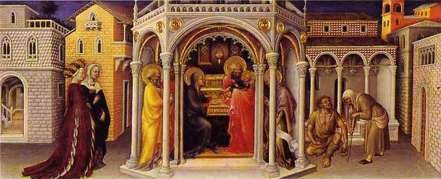 Wikioo.org - The Encyclopedia of Fine Arts - Painting, Artwork by Gentile Da Fabriano - Gentile da Fabriano - The Presentation at the Temple