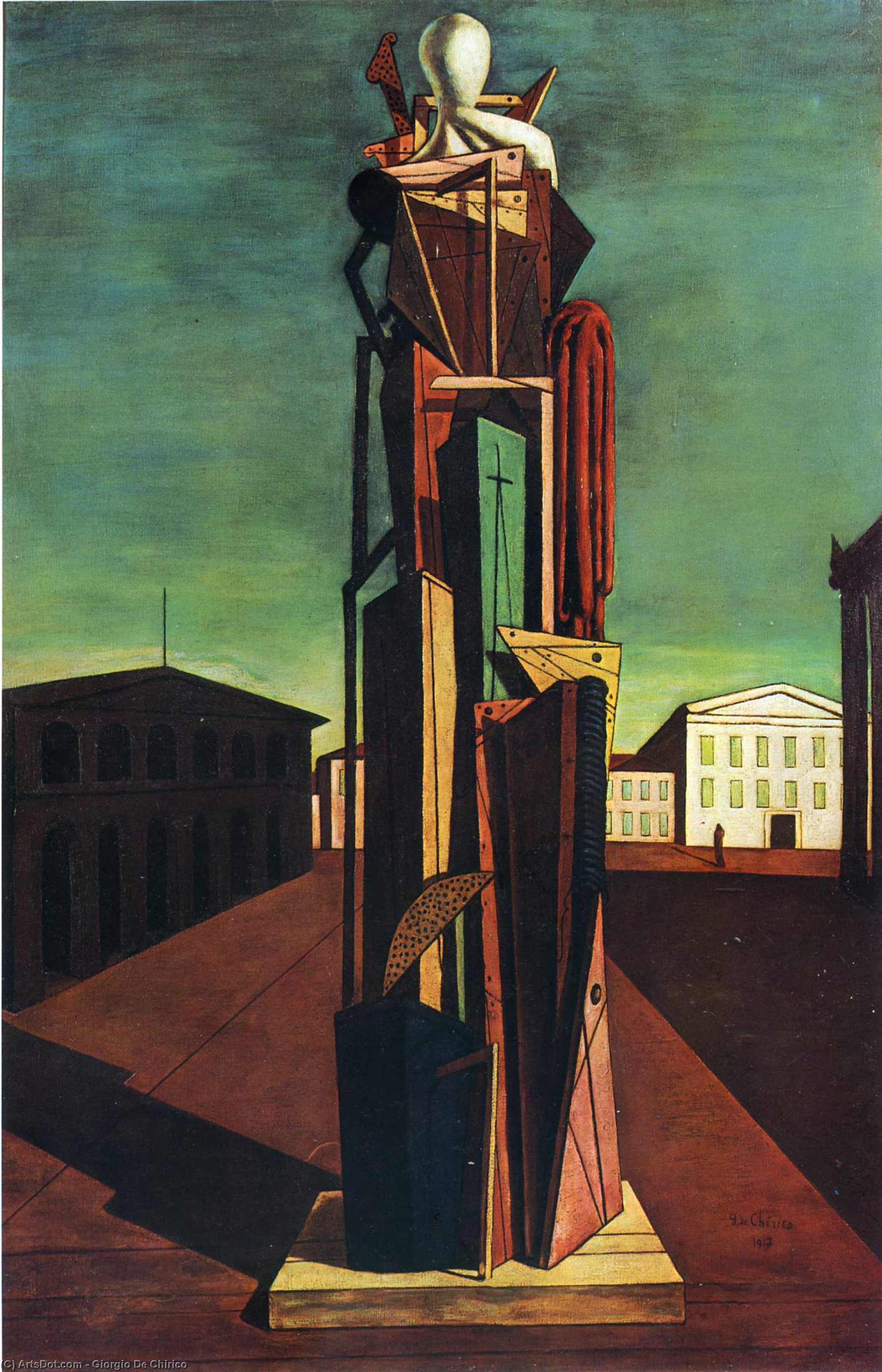 Wikioo.org - The Encyclopedia of Fine Arts - Painting, Artwork by Giorgio De Chirico - The Great Metaphysician
