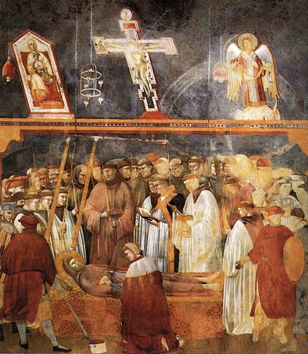 Wikioo.org - The Encyclopedia of Fine Arts - Painting, Artwork by Giotto Di Bondone - Legend of St Francis - [22] - Verification of the Stigmata