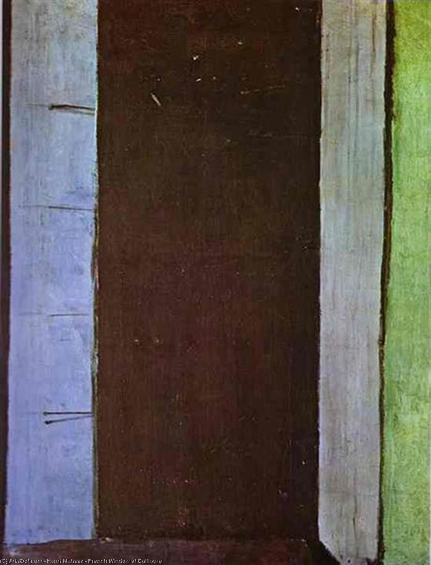 WikiOO.org - Encyclopedia of Fine Arts - Målning, konstverk Henri Matisse - French Window at Collioure
