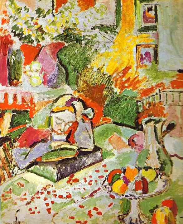 WikiOO.org - Enciklopedija dailės - Tapyba, meno kuriniai Henri Matisse - Interior with a Girl
