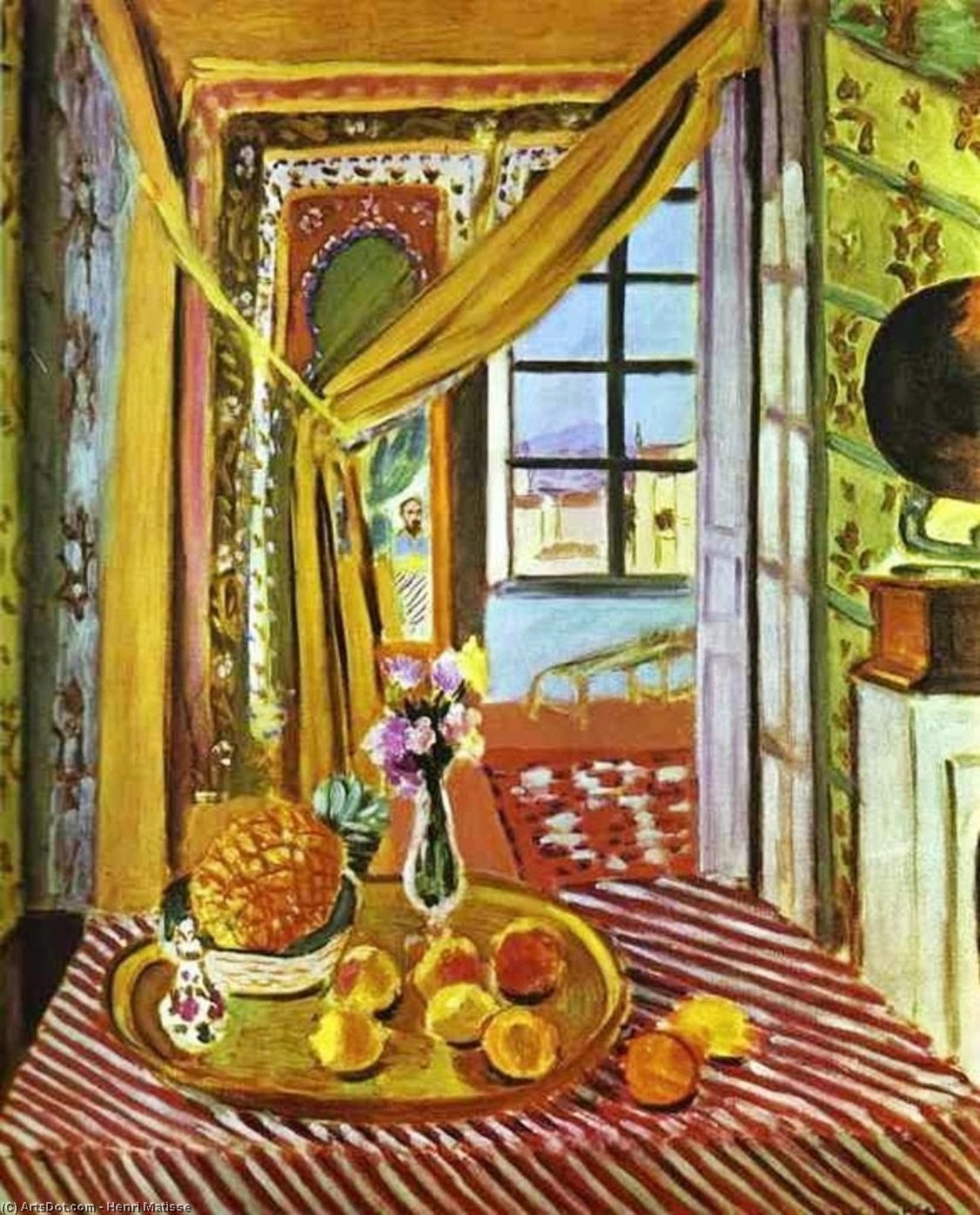 WikiOO.org - 백과 사전 - 회화, 삽화 Henri Matisse - Interior with Phonograph
