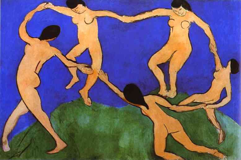 Wikioo.org - Bách khoa toàn thư về mỹ thuật - Vẽ tranh, Tác phẩm nghệ thuật Henri Matisse - La Danse (first version)