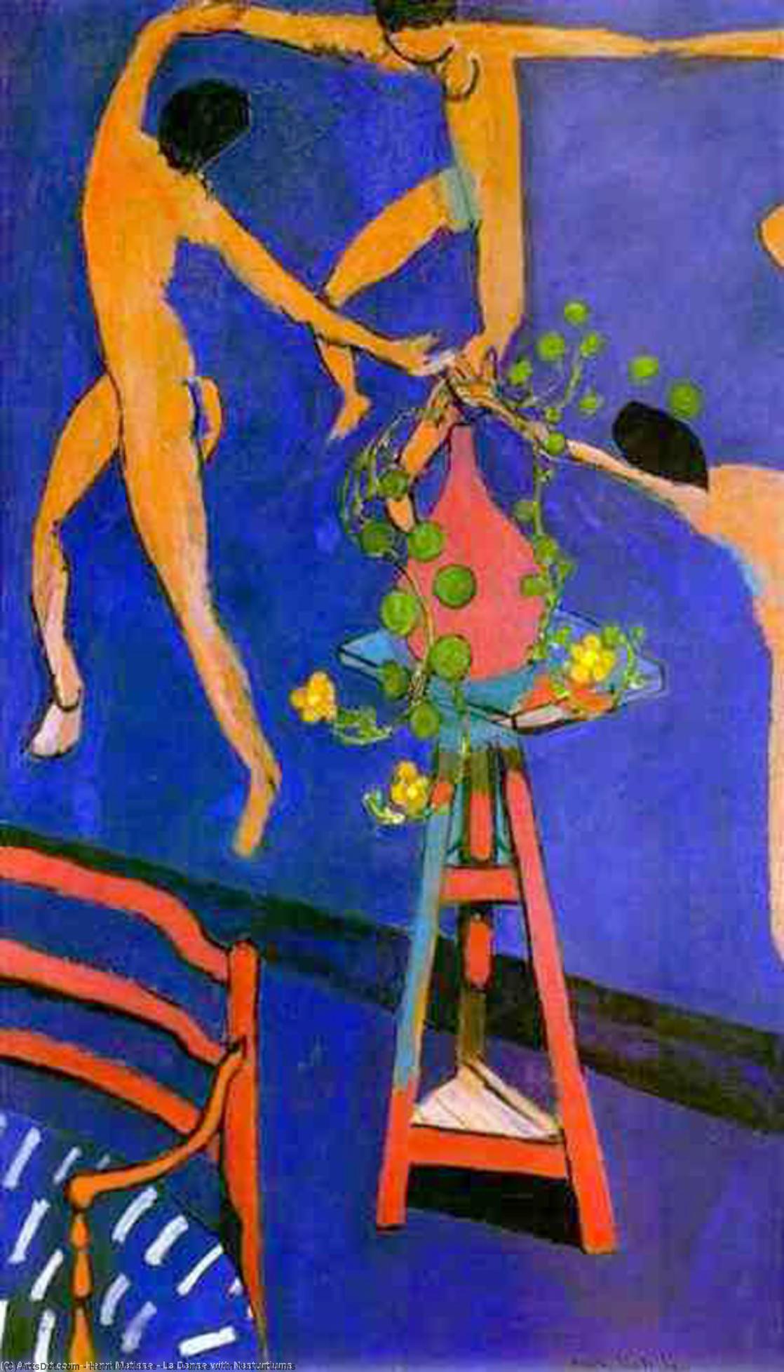 Wikioo.org - Bách khoa toàn thư về mỹ thuật - Vẽ tranh, Tác phẩm nghệ thuật Henri Matisse - La Danse with Nasturtiums