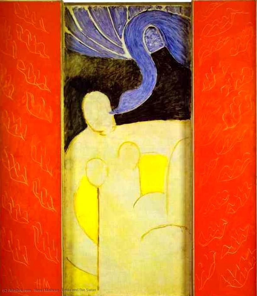 WikiOO.org - Εγκυκλοπαίδεια Καλών Τεχνών - Ζωγραφική, έργα τέχνης Henri Matisse - Leda and the Swan