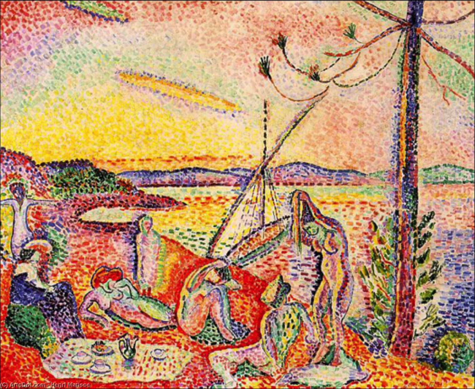 WikiOO.org - Енциклопедия за изящни изкуства - Живопис, Произведения на изкуството Henri Matisse - Luxury, calm and voluptuousness