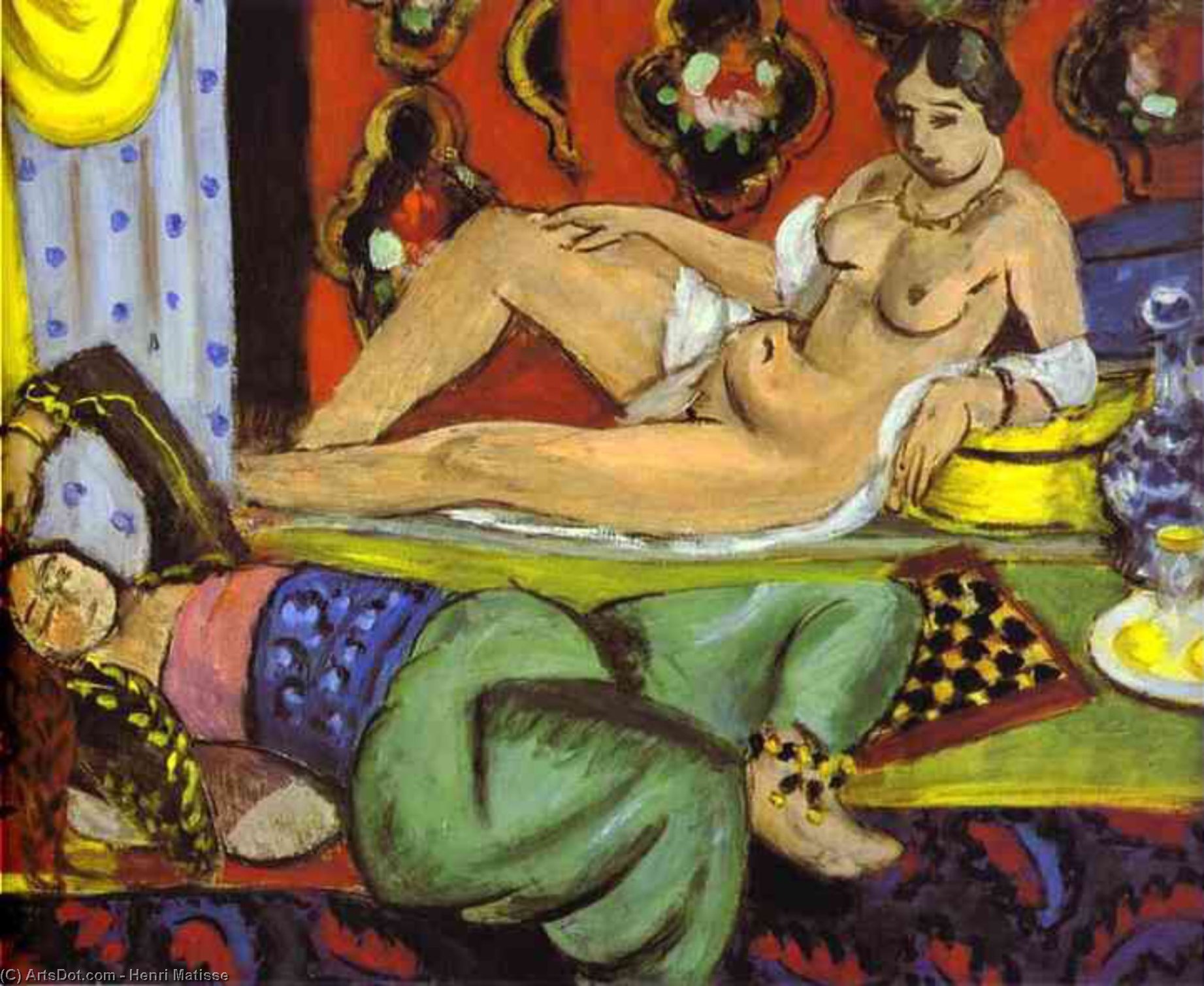 WikiOO.org - Enciklopedija dailės - Tapyba, meno kuriniai Henri Matisse - Odalisques