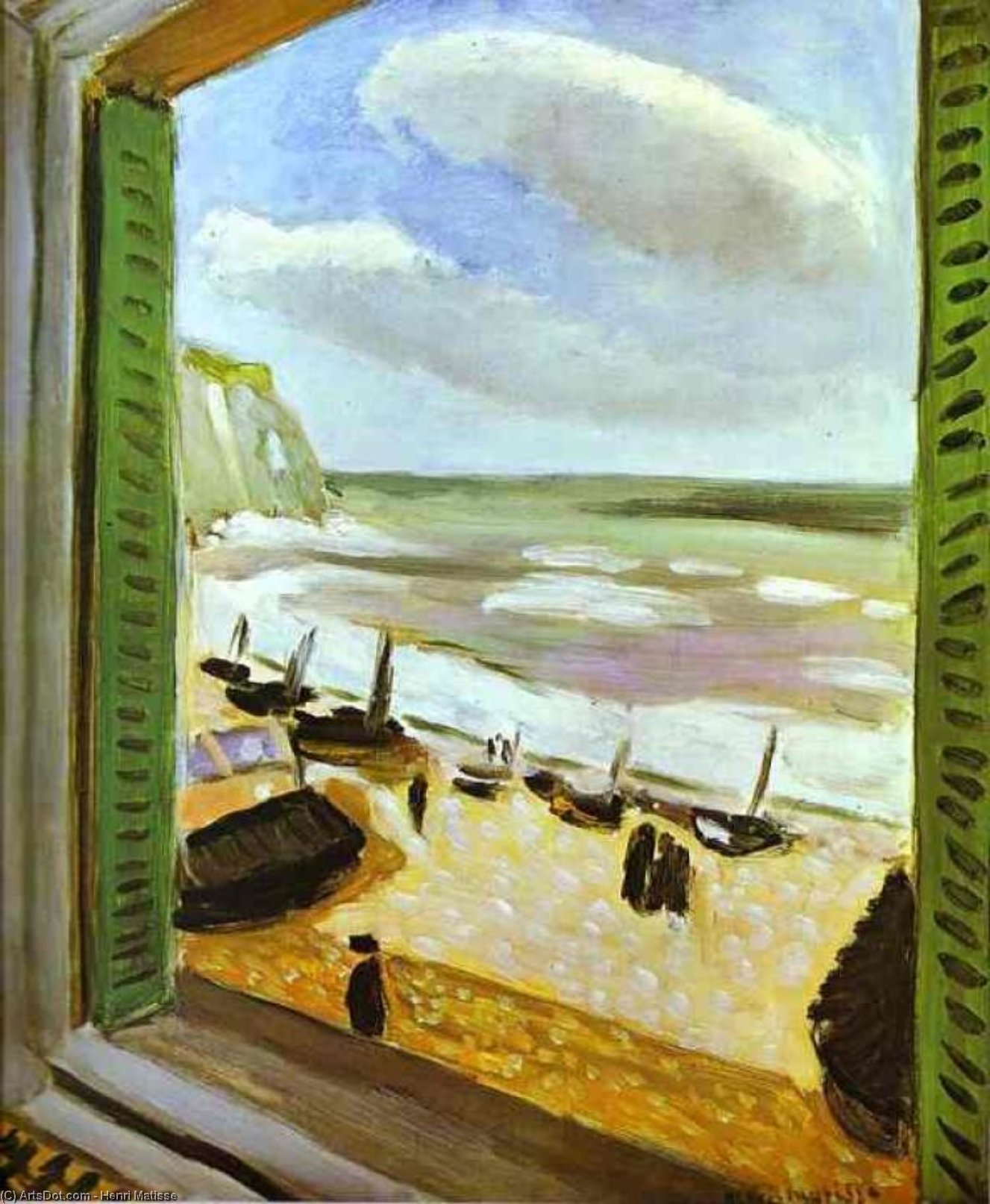 WikiOO.org - Encyclopedia of Fine Arts - Målning, konstverk Henri Matisse - Open Window