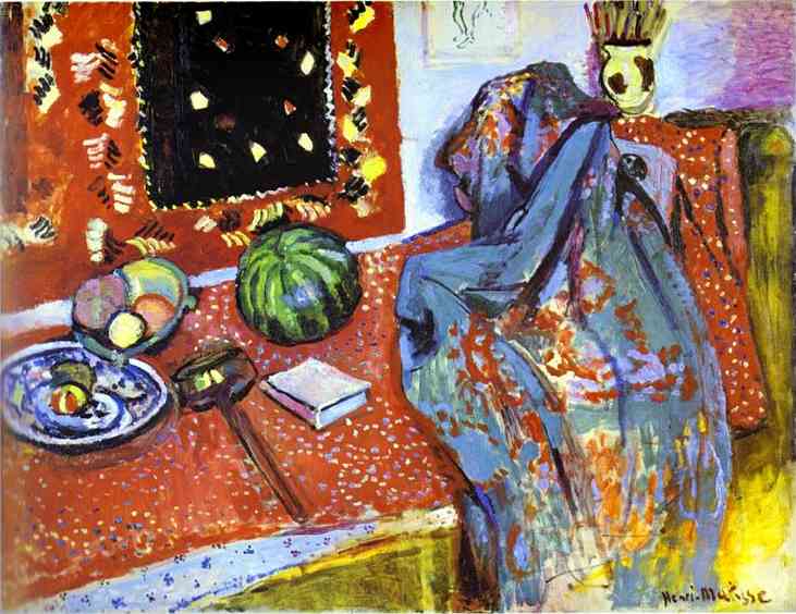 Wikoo.org - موسوعة الفنون الجميلة - اللوحة، العمل الفني Henri Matisse - Oriental Rugs