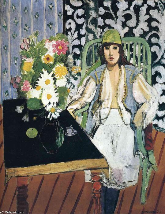 Wikoo.org - موسوعة الفنون الجميلة - اللوحة، العمل الفني Henri Matisse - The Black Table