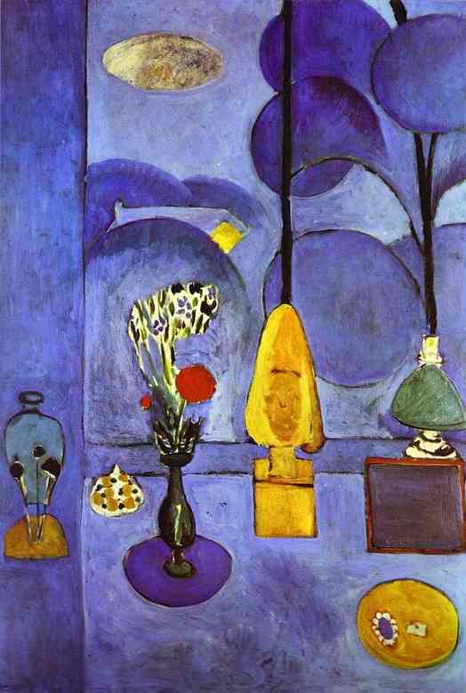 Wikoo.org - موسوعة الفنون الجميلة - اللوحة، العمل الفني Henri Matisse - The Blue Window