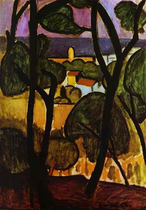 Wikioo.org - สารานุกรมวิจิตรศิลป์ - จิตรกรรม Henri Matisse - View of Collioure