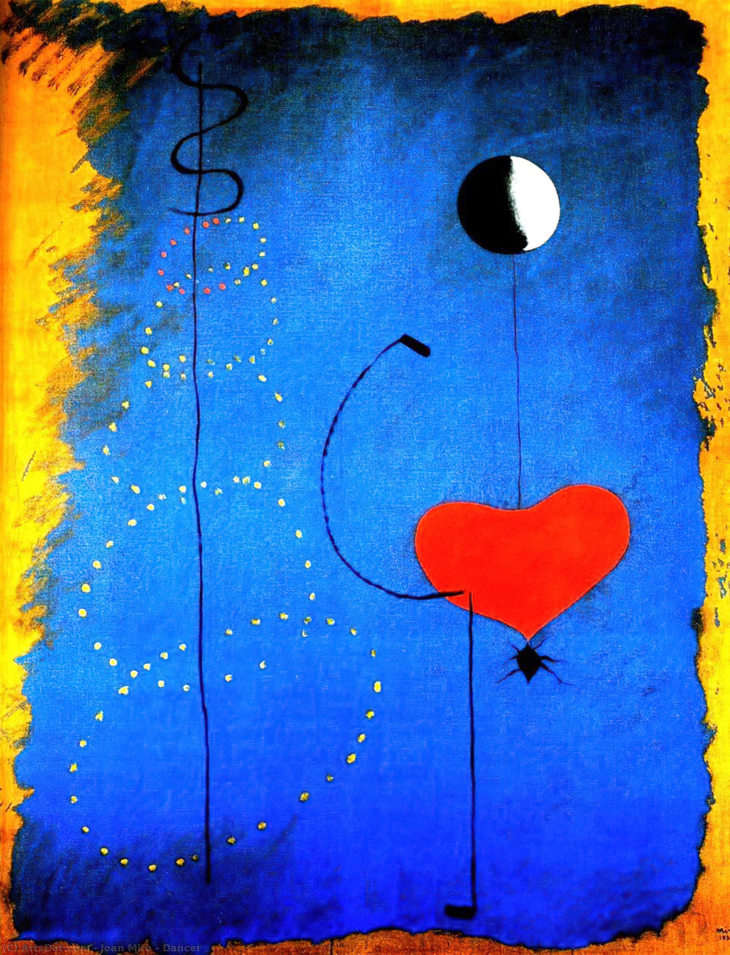 Wikioo.org - สารานุกรมวิจิตรศิลป์ - จิตรกรรม Joan Miro - Dancer